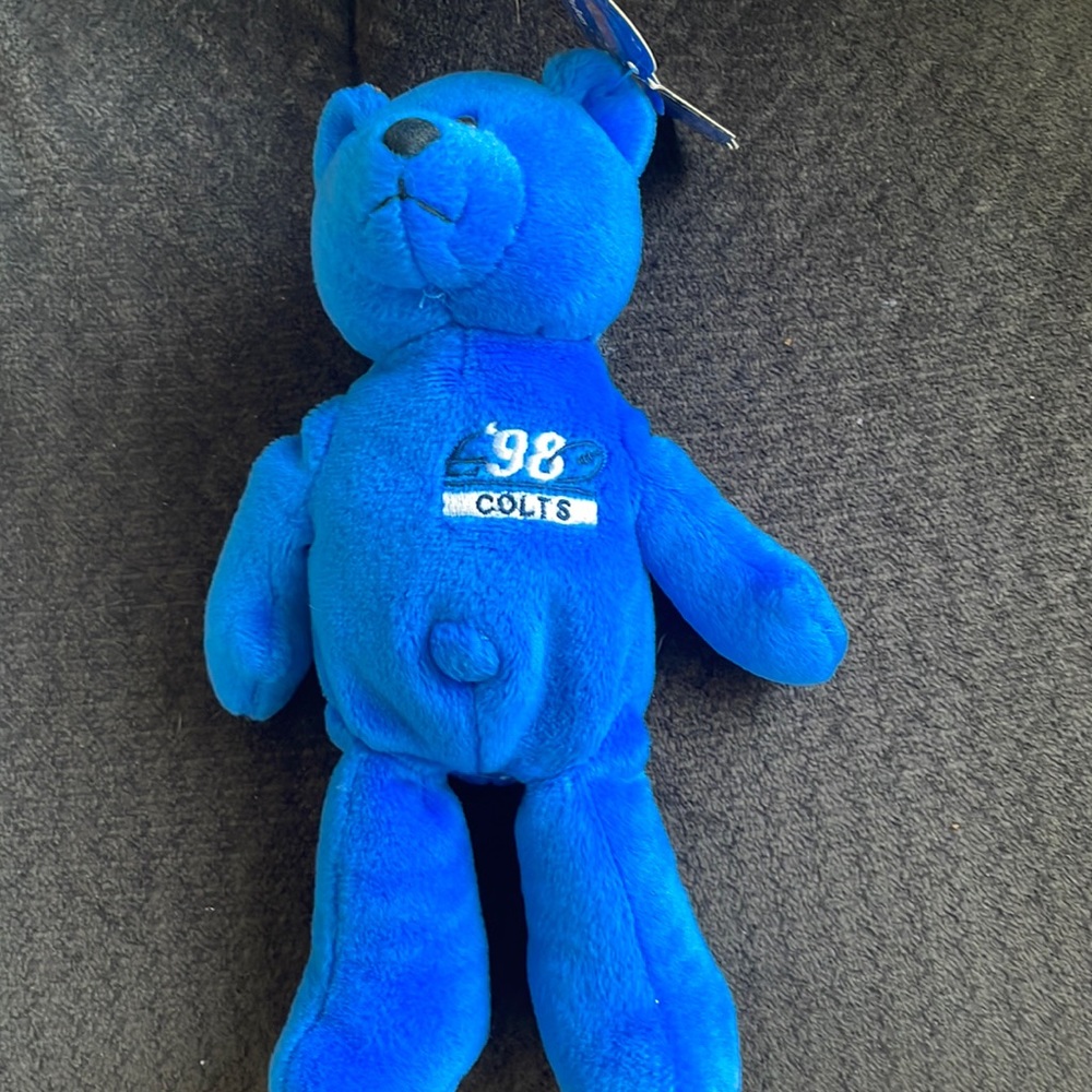 Peyton Manning beanie baby with tags